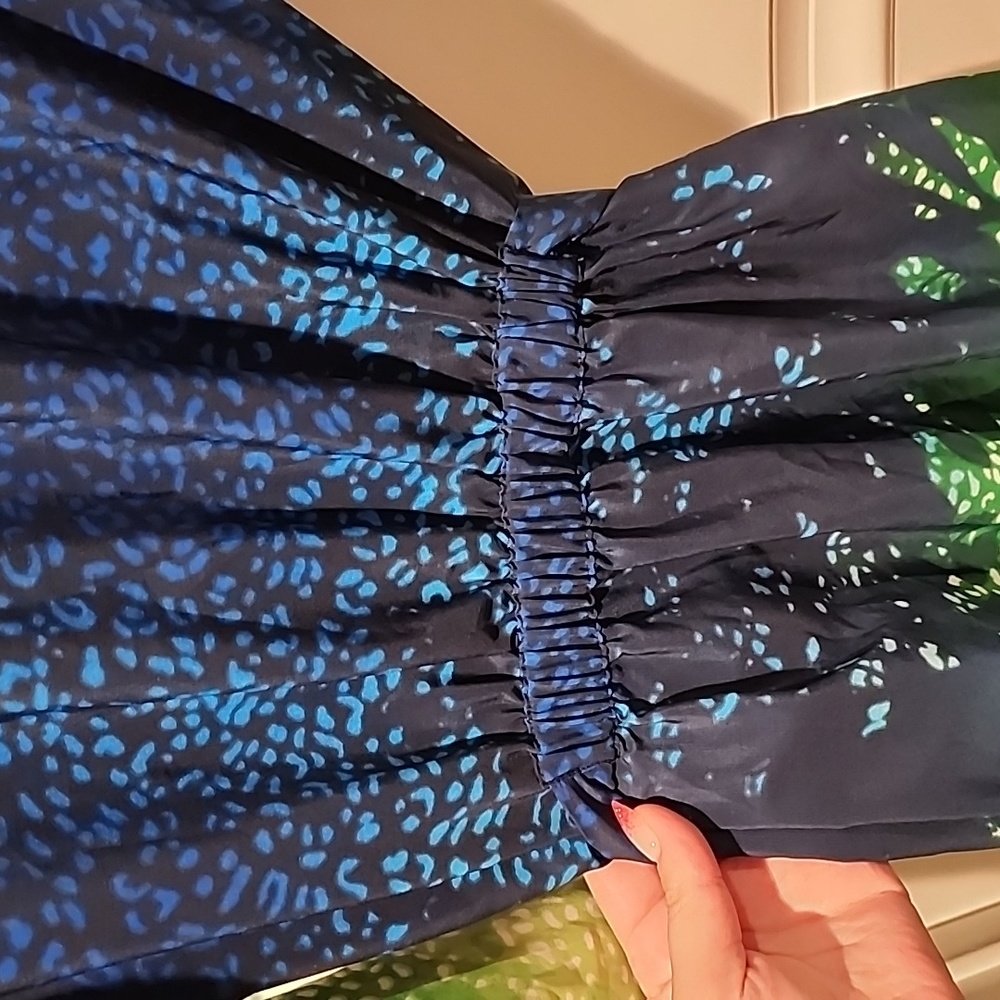Oscar de la Renta Ombre Leopard Robe - Picture 5 of 6